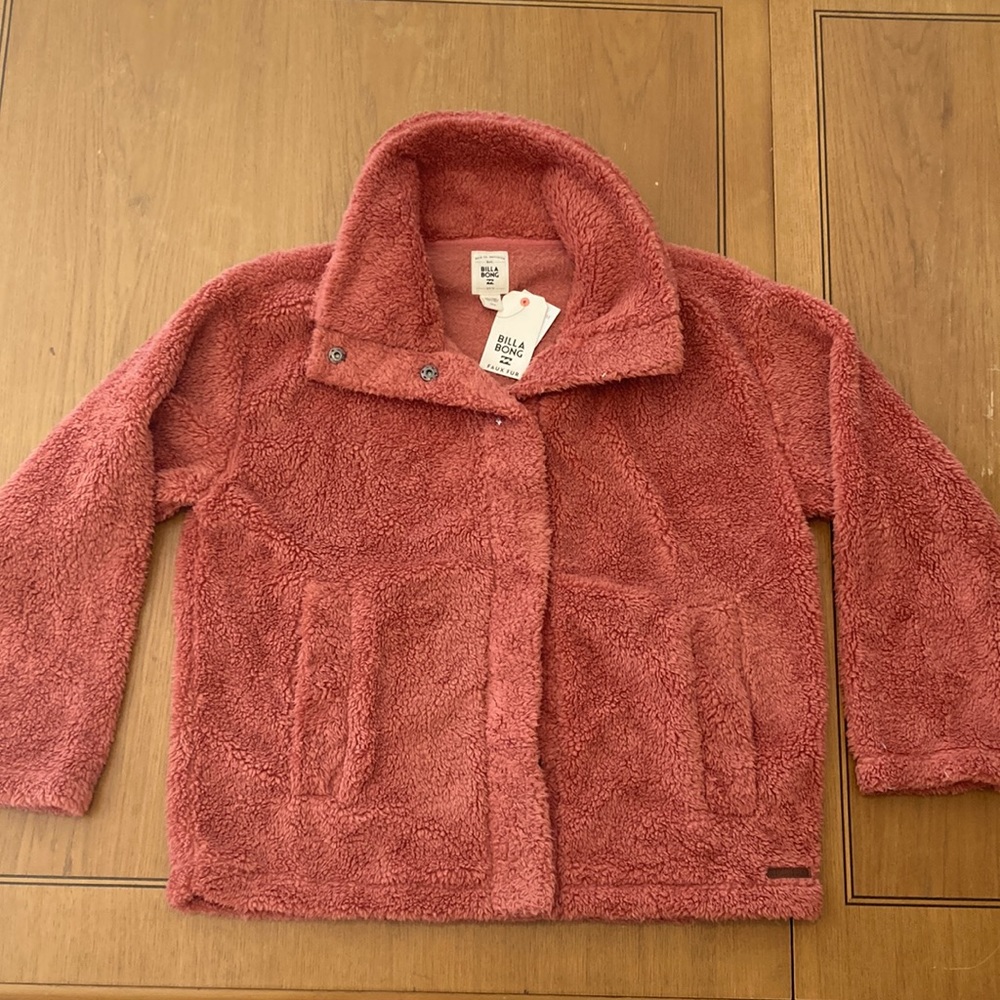 Women’s Billabong Faux Fur Jacket - Size L